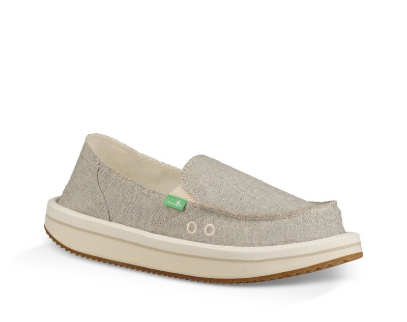 Sanuk Donna Rocker Women's Sidewalk Surfers Beige | Canada 147CTV